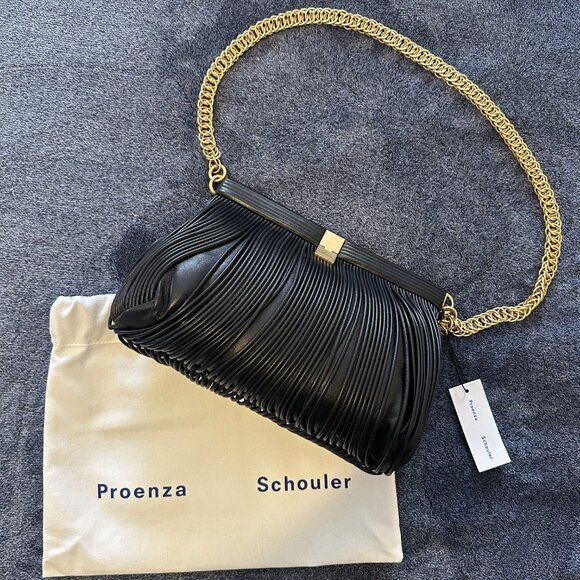 Proenza Schouler Rolo Frame clutch black. Brand new, With Tag and Box. - Picture 1 of 5
